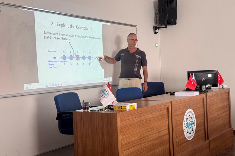 A conference titled "Theory of Constraints – Understanding and Improving Flow" was held at our faculty. A conference titled "Theory of Constraints – Understanding and Improving Flow" was held at our faculty.