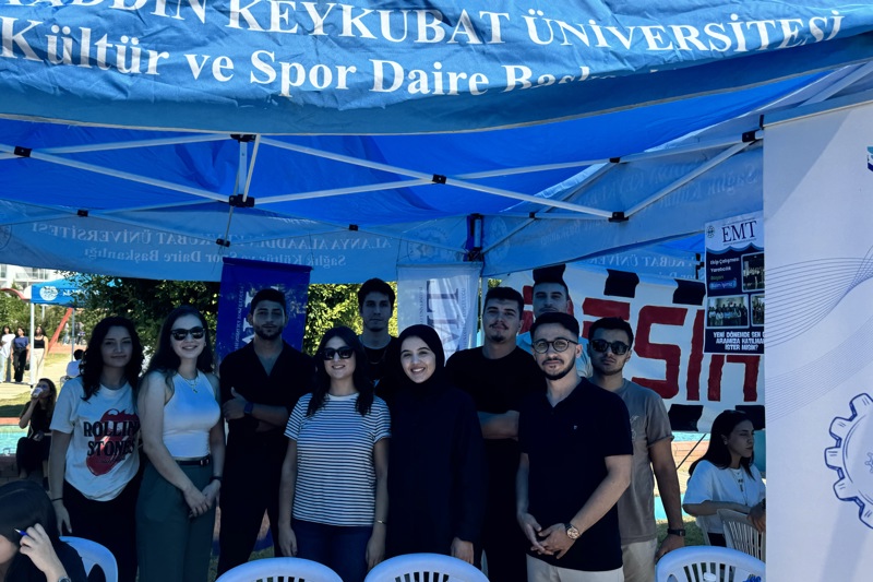 Our department's student groups are at the EMT stand for new members